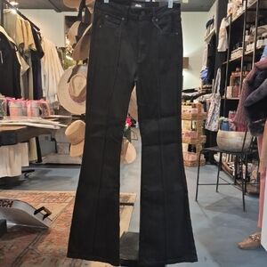 Women's Black Flared Jeans "Just Black Denim"